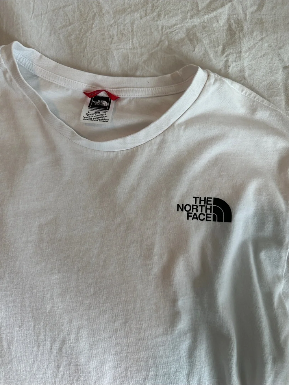 The North Face White Long Sleeve Back Graphic Tee